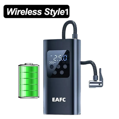 Wireless Style1 Color Name Portable Wireless Tire Inflator Pump 150 PSI with LED Light